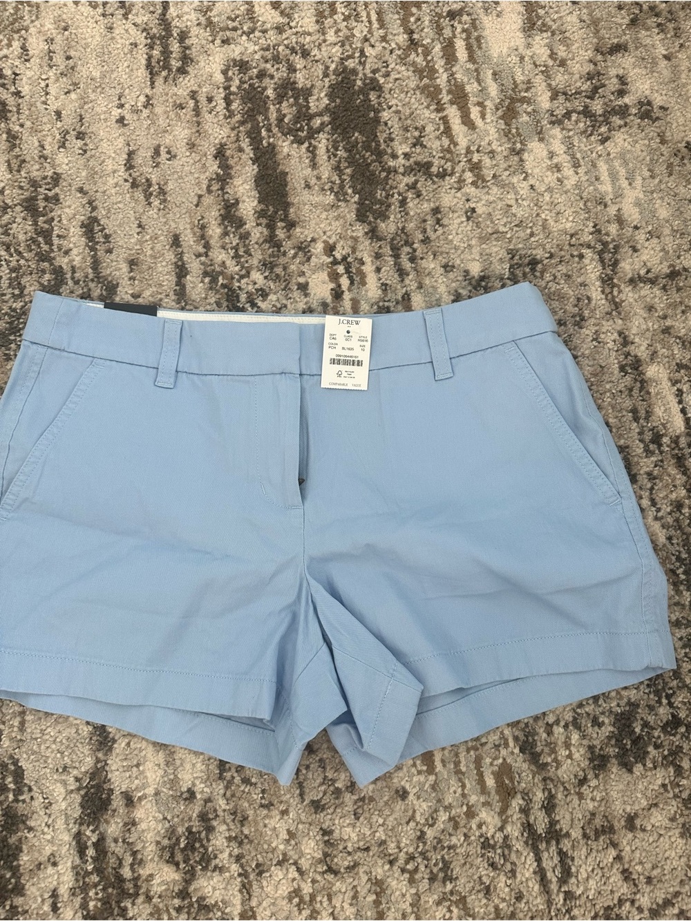 J. Crew Sky Blue Women's Chino Bermuda Shorts
